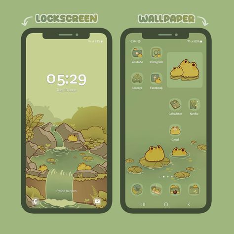 Frog Ipad Wallpaper, Cute Online Games, Cute Frog Phone Wallpaper, Frog Wallpaper Desktop, Frog Homescreen, Frog Phone Theme, Frog Pc Wallpaper, Theme Launcher, Pond Wallpaper