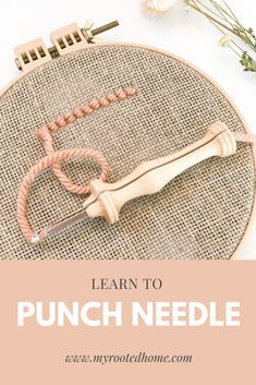 Embroidery Punch Needle Ideas, Different Punch Needle Stitches, Punch Needle Instructions, How To Thread A Punch Needle, Punch Needle Basics, Punch Needle Kits For Beginners, Punch Needle For Beginners, Punch Needle Pillow Patterns, How To Punch Needle