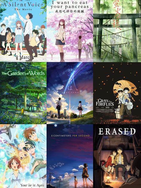 Aesthetics Pins - Emotional movies / animes that will make you cry ~.~ Emotional Movies, Good Animated Movies, The Garden Of Words, Movie Halloween Costume, Netflix Movies To Watch, Japanese Animated Movies, Anime Suggestions, Netflix Anime, Animes To Watch