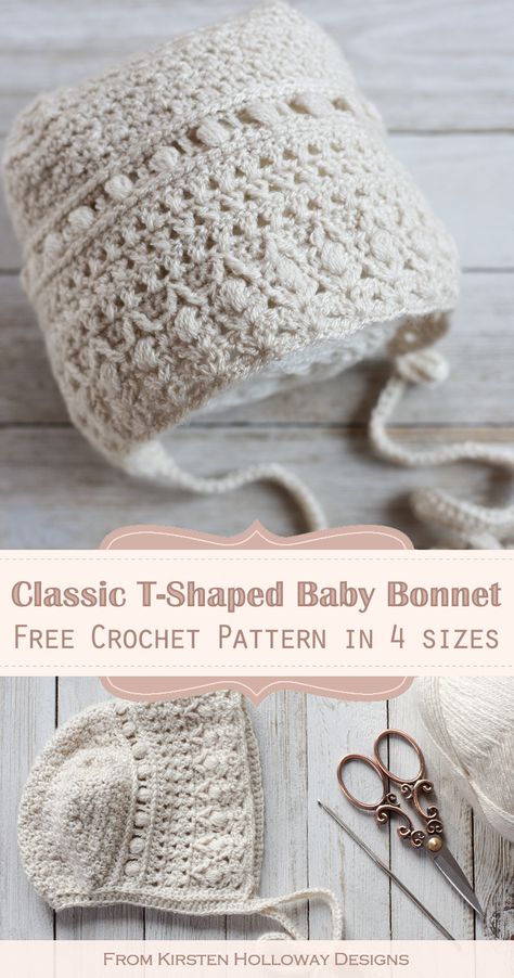 Newborn Crochet Sweater Free Pattern, Crochet Bonnet Baby, Knit Baby Bonnet Pattern Free, Quick Baby Crochet Gifts, Crochet Baby Hat Pattern Free, Baby Hats Crochet Free Pattern, Bonnet Crochet Pattern Free, Baby Beanie Crochet Pattern Free, Crochet Baby Beanie Free Pattern