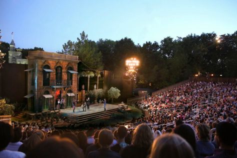 Shakespeare In The Park, Dinner Theatre, Map Murals, Daylight Bulbs, Dramatic Arts, Outdoor Dinner, Film Studio, Stage Set, Standing Lamp