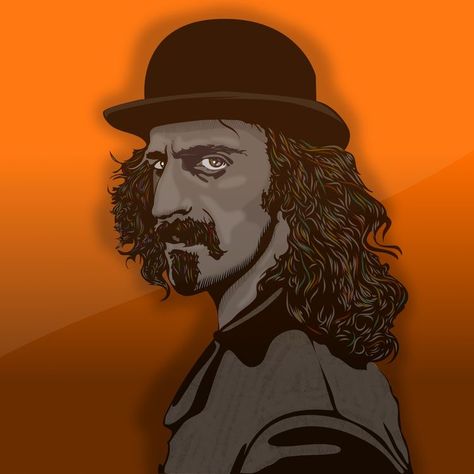 Frank Zappa Wallpaper, Frank Zappa Art, Alan Garcia, Musician Artwork, Uncle Remus, Blues Art, Pale Blue Eyes, Money Wallpaper, Dog Breath