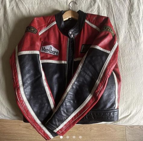 Cool Leather Jackets, Racing Jacket Aesthetic, Vintage Fashion Trends, Vintage Racing Jacket, 2023 Lookbook, Style Bundle, Dressing Style, Style Aesthetic, Fall Fits