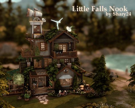 Sims 4 Witches House, Sims 4 Occult House, Sims 4 Paranormal House, Sims4 Newcrest, Sims 4 Del Sol Valley House, Sims 4 Cabin House, Sims 4 Witch Cottage, Sims 4 Cabin, Sims 4 Landscaping