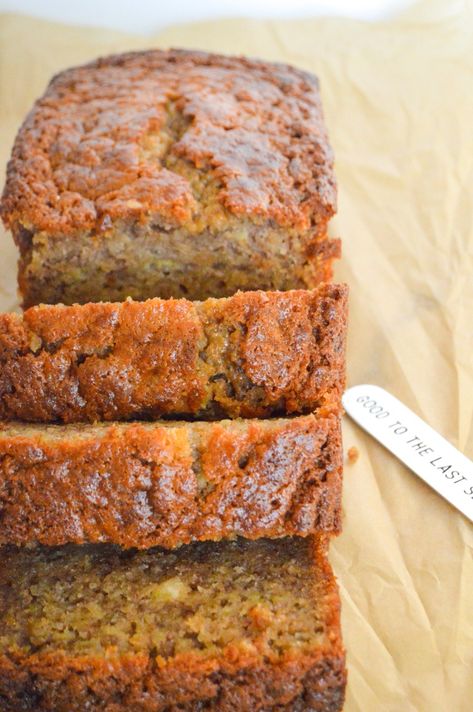 The Best Bite of Banana Bread – And A Chocolate Drizzle Thermomix, Spicy Banana Bread, Soft Banana Bread Recipe, 2 Loaf Banana Bread Recipe, Bannan Bread Recipe Moist, Banana Bread With Butter, Healthy Protein Banana Bread, Dense Banana Bread, Extra Moist Banana Bread