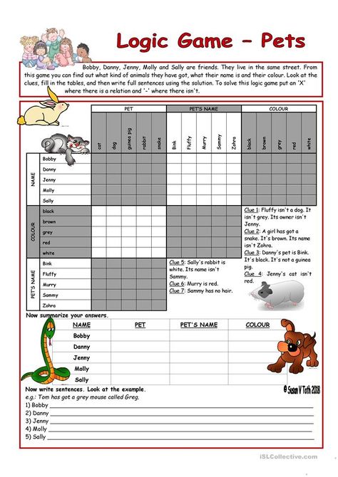 Logic Puzzles For Kids Free Printable, Logical Reasoning Worksheets, Printable Logic Puzzles, Logic Puzzles For Kids, Logic Puzzles Brain Teasers, Logic Games For Kids, Logic Problems, Kid Logic, Logic Puzzle