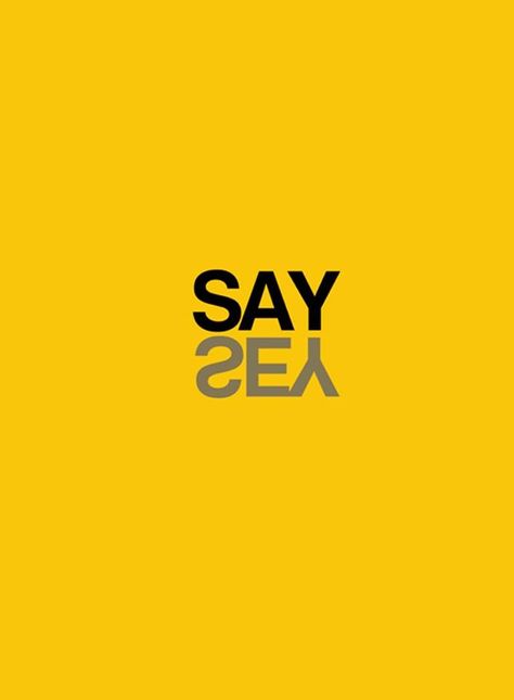 Say yes Plakat Design Inspiration, Inspiration Typographie, Studera Motivation, Visuell Identitet, Graphisches Design, 타이포그래피 포스터 디자인, Creative Typography, Creative Block, Retro Designs