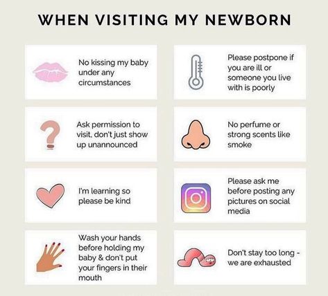 Newborn Visitors, Newborn Rules For Family, Newborn Tips, Baby Delivery, Pregnancy Checklist, Healthy Pregnancy Tips, Newborn Baby Tips, Newborn Mom, Baby Life Hacks