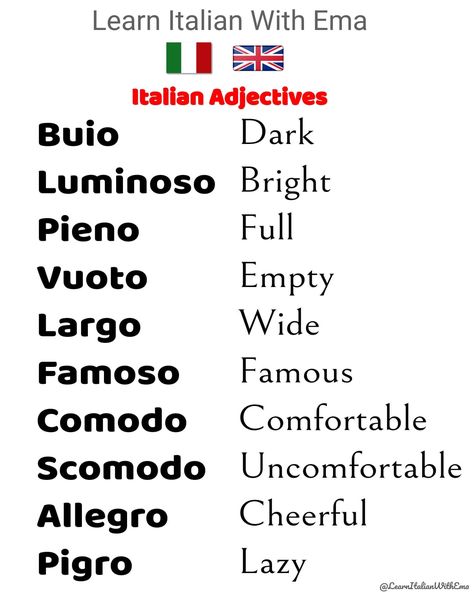 English To Italian Words, Cute French Words, Italian Love Quotes, Basic Italian, Learn To Speak Italian, Italian Vocabulary, Italian Lessons, Italian Language Learning, Italian Phrases