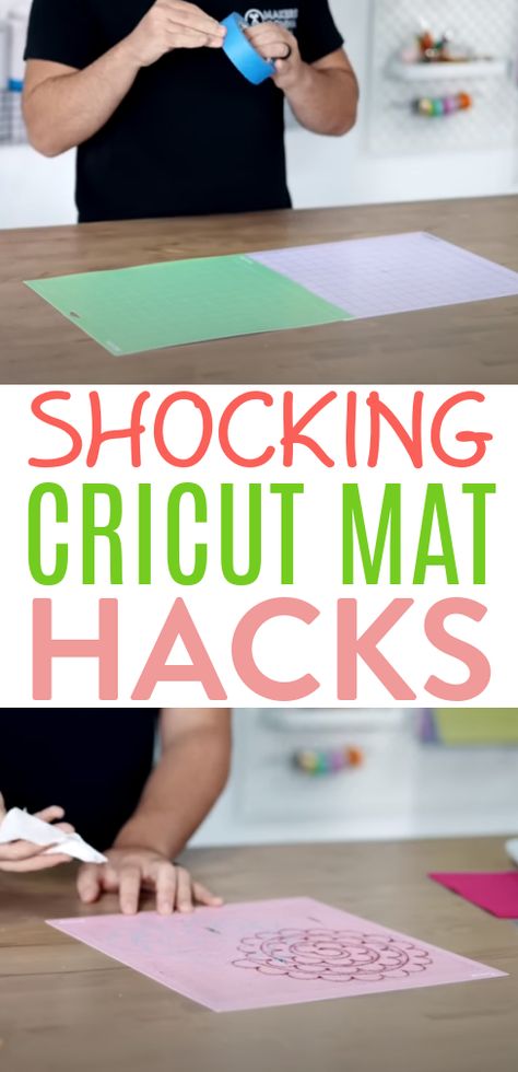 How To Store Cricut Mats, Cricut Beginner How To Use, Cricut Mats Guide, Cricut Mat Storage, Cricuit Ideas Diy Projects Christmas, Cricut Hacks Tips And Tricks, Cricut Maker 3 Projects Beginner, Cricut Mat Sticky Again, Easy Cricut Projects For Beginners