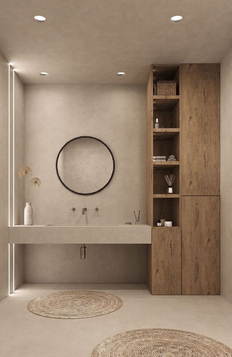 Drømme Bad, Hotel Bathroom Design, Japandi Bathroom, Japandi Interiors, Minimalist Bathroom Design, Japandi Interior, Bathroom Design Inspiration, Bathroom Design Decor, Bathroom Inspiration Decor