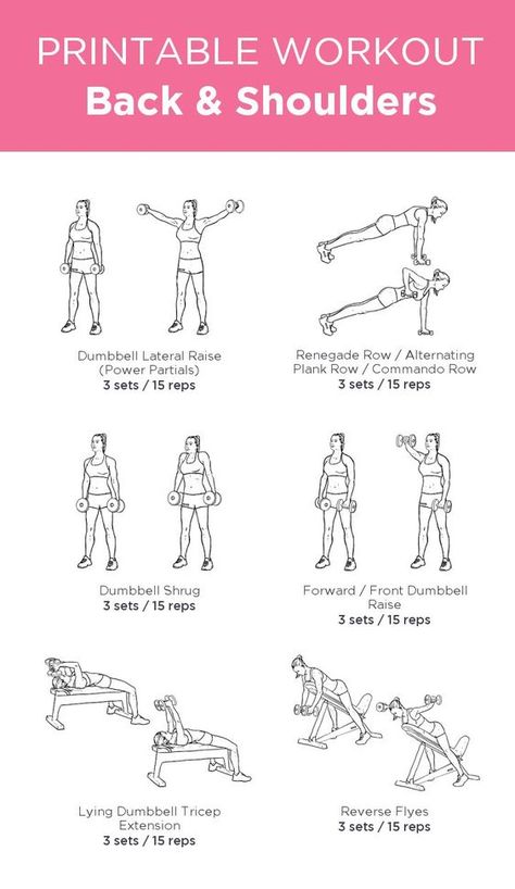 Simple Gym Exercises, Workouts For Beginners With Weights, Biggener Gym Workout Plan, Gym Training Plan For Women Beginner, Back And Shoulder Dumbbell Workout, Weight Gym Workout For Women, Dumbell Workout For Women Easy, Beginner Workout Women, Gym Workout Plan For Women Machines Fitness Routines