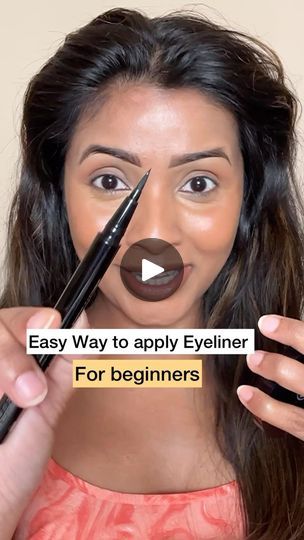 Sheglam Eyeliner, How To Apply Liquid Eyeliner, Indian Makeup Tutorial, Sephora Eyeliner, Applying Eyeliner, Eyeliner For Beginners, Brown Skin Makeup, How To Do Makeup, Makeup Mistakes