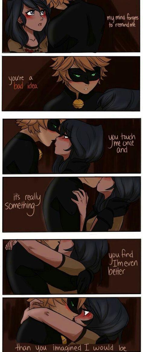 Photo Manga, Miraculous Ladybug Kiss, Mlb Comics, Tikki Y Plagg, Catty Noir, Ladybug Wallpaper, Miraculous Ladybug Memes, Adrien Y Marinette, Miraculous Ladybug Fanfiction