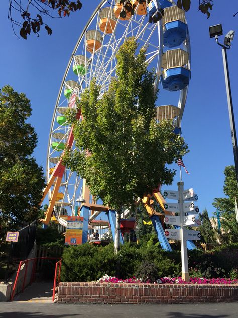 Elitch gardens Denver Elitches Denver Colorado, Eliches Gardens Denver, Elitch Gardens Denver, Elitch Gardens, Denver Photography, Entrance Signage, Dream Summer, Dr Pepper, Summer 24