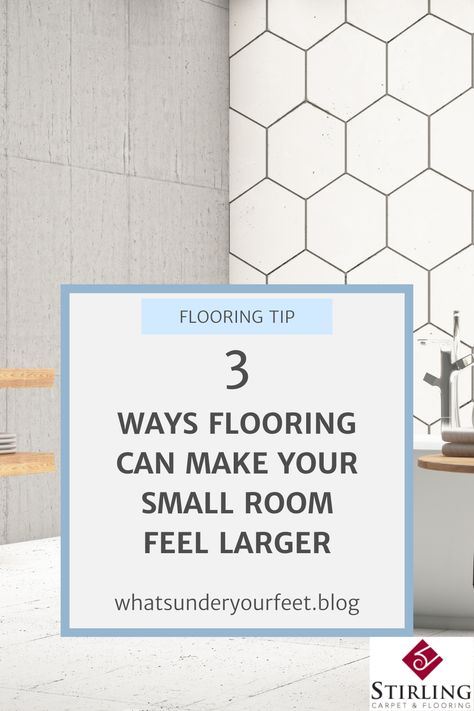 Tile To Make Small Bathroom Look Bigger, Flooring For Small Spaces, Small Toilet Floor Tiles, Flooring To Make A Room Look Bigger, Flooring For Small House, Large Tiles Small Bathroom, Best Floor Tile For Small Bathrooms, Small Bedroom Flooring Ideas, Small Bathroom Floor Tiles