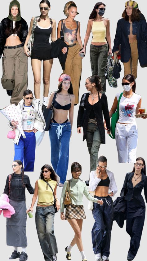 bella hadid street style. model off duty🪷 Bells Hadid Outfits, Bella Hard Outfits, Vogue Aesthetic Outfit, Bella Hard Street Style, 90s Celebrity Fashion Style Icons, Nyc Model Off Duty Aesthetic, Bella Ha Did Outfits, Bella Hadid Aesthetic Outfits, 90s Off Duty Model Aesthetic