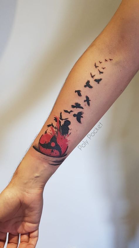 Mangekyou Itachi Tattoo | Anime tattoos, Naruto tattoo, Bleach tattoo Anime Tattoos Naruto, Itachi Tattoo, Mutterschaft Tattoos, Tato Naruto, Tato Flash, Bleach Tattoo, Tattoo Anime, Tato Lengan, Dragon Ball Tattoo