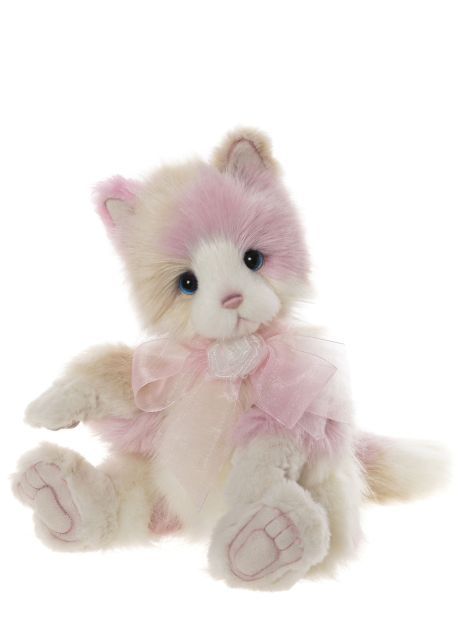 Pink Plushies, Pink Stuffed Animals, Doll Plushies, Charlie Bears, Soft Teddy, Dream Doll, Soft Teddy Bear, Bear Paws, Sleepy Cat