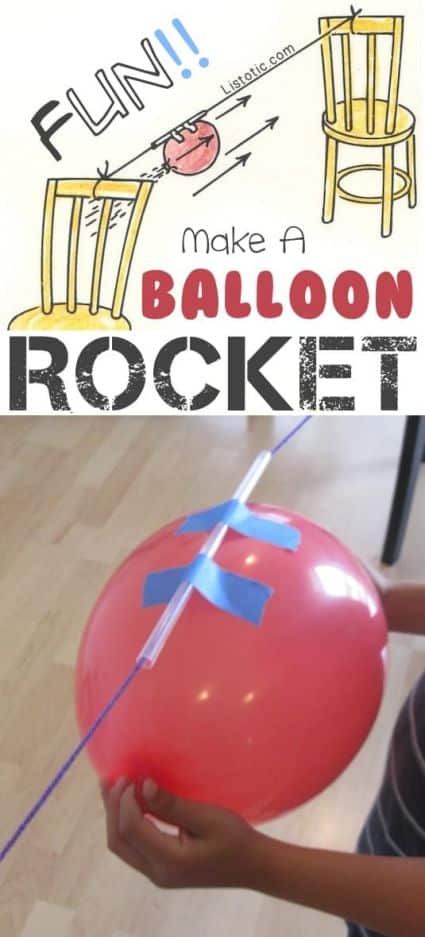 29 Of The BEST Crafts For Kids To Make (projects for boys & girls!) Balloon Rockets, Diy Ballon, Balloon Rocket, Girls Crafts, Diy Girls, Fun Indoor Activities, Winter Crafts For Kids, Crafts For Boys, Games For Teens