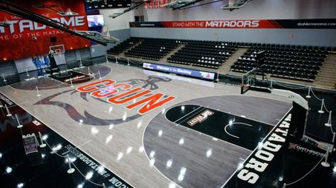 College basketball: 6 more of the most interesting court designs Hogwarts University, Basketball Tryouts, Home Basketball Court, Basketball Floor, Stadium Architecture, Basketball Backboard, Indoor Basketball Court, Spaceship Interior, University Architecture