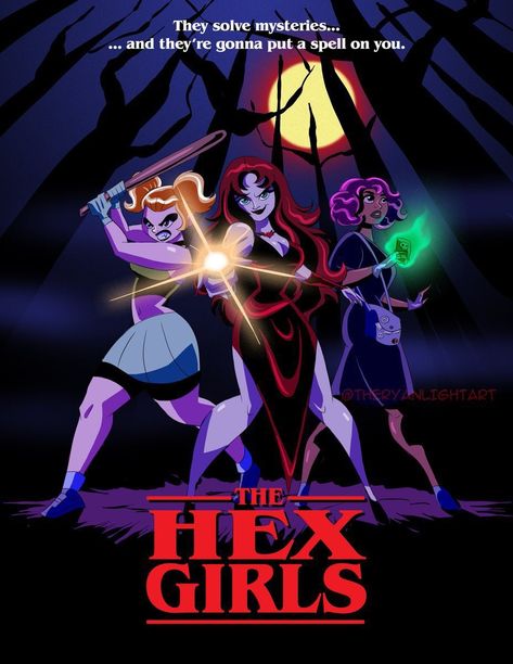 Hex Girls Wallpaper, Hex Girls Fanart, Hex Girls Scooby Doo, Lyle Cruse, Girls Tv Show, Mystery Gang, Mystery Incorporated, Scooby Gang, Scooby Doo Pictures