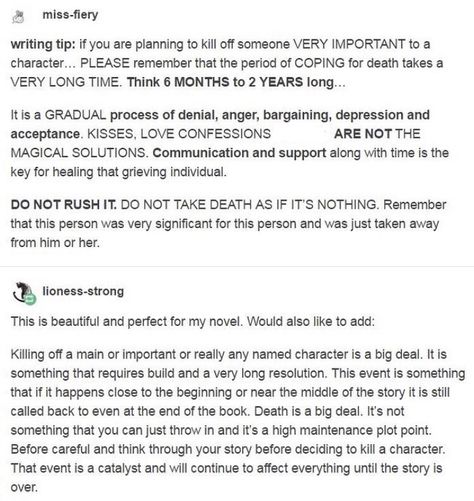 Reasons To Kill A Character, How To Kill A Character In A Story, How Do You Kill A God, Ways To Kill Off A Character, How To Kill Off A Character, Ways To Kill Someone, Comic Book Writing, Manga Ideas, Writing Corner