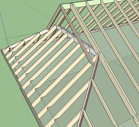 Dutch Gable Roof Bracket - Structural engineering general discussion - Eng-Tips Dutch Gable, Dutch Gable Roof, Hip Roof Design, Gable Roof Design, Roof Decoration, Roof Truss Design, Adobe Home, Framing Construction, Architecture Drawing Plan