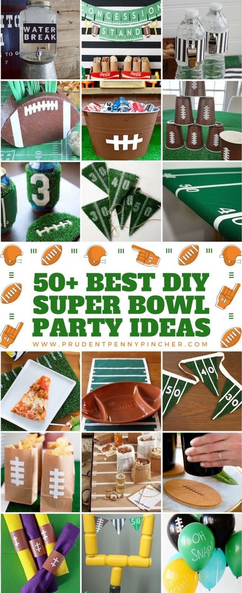 Diy Super Bowl, Super Bowl Party Ideas, Super Bowl Party Snacks, Superbowl Party Decorations, Super Bowl Decorations, Party Bowls, Bowl Party Food, Superbowl Appetizers, Football Snacks