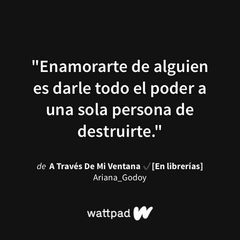 Ariana Godoy, Wattpad Frases, Phrase Book, Wattpad Quotes, Wattpad Books, Book Fandoms, Quote Aesthetic, Book Series, True Quotes