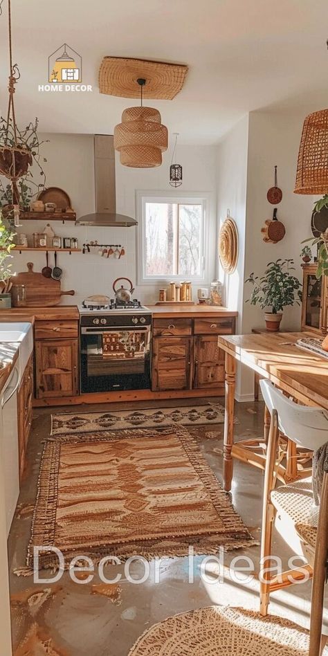 wabi sabi kitchen, modern kitchen, japandi kitchen, boho kitchen ideas, boho kitchen table, modern boho kitchen, boho farmhouse kitchen, boho style kitchen, boho kitchen decor, boho kitchen rug, boho kitchen runner, boho kitchen runner rug, boho style, boho decor, boho home decor, boho chic style, boho interior, boho inspiration, boho wall art, boho style decor, boho wallpaper, boho furniture, boho aesthetic, boho chic design, boho painting, boho home ideas, boho style home, boho home decoration Kitchen Boho Style, Boho Home Ideas, Boho Kitchen Table, Boho Kitchen Curtains, Desert Kitchen, Boho Farmhouse Kitchen, Kitchen 2025, Modern Boho Kitchen, Boho Style Kitchen