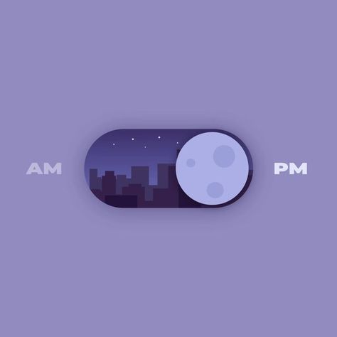 Day And Night Illustration Art, Animation Illustration Motion, Night And Day Illustration, Day And Night Graphic Design, Day To Night Animation, Gif Ideas Design, Motion Web Design, Ux Design Wallpaper, Motion Graphics Inspiration Ideas