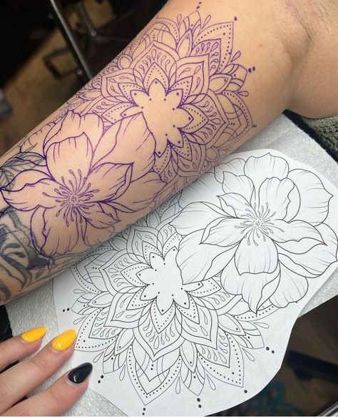 Mandala Wrist Tattoo, Aesthetic Tattoo Ideas, Shoulder Sleeve Tattoos, Dragon Tattoo Ideas, 15 Aesthetic, Tattoos For Black Skin, Forearm Tattoo Women, Leg Tattoos Women, Leg Sleeve Tattoo