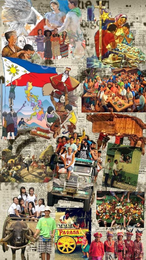 Philippine Culture Poster, Philippines Wallpaper, Philippine Society, Alcoholic Snapchat, Culture And Society, Ppt Template Design, Ace Card, Philippine Art, Philippines Culture