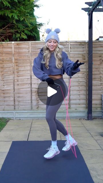 4.3M views · 263K likes | Lauren Flymen | Jump Rope ✨ on Instagram: "Raw rope sounds or music? What do you prefer? 🗳️

🪢 rope: Lauren Jumps x Dope Ropes collab pvc (link in bio)
🤓 learn with my app @fancy.feats (free 7 day trial)

#jumprope #skipping #speed #tricks #fitness #speedskipping #footwork #fastfootwork" Lauren Jumps, Jumping Rope, Skipping Rope, Me App, Jump Rope, Link In Bio, Music, Instagram