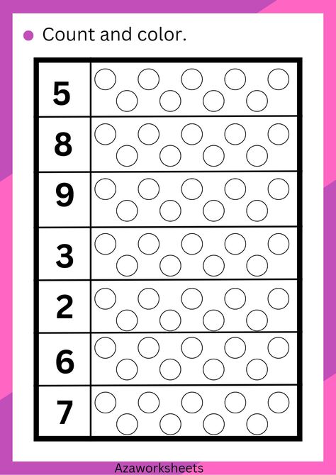 Numeracy Worksheet For Nursery, Worksheets For Preschool English, Nursery 2 Worksheets, Worksheet For Kindergarten Math 1-20, Mathematics Kindergarten Worksheets, Maths Work Sheet For Nursery, Simple Math Worksheets For Preschoolers, Count And Color Worksheets Preschool, Preschool Math Worksheet