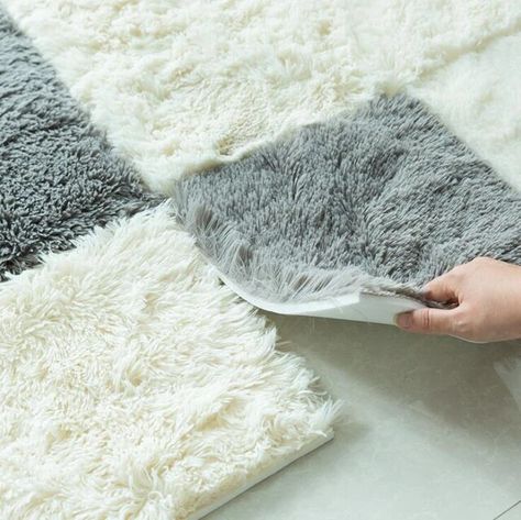 Long Plush Carpet for Bedroom Foam Floor Mat Stitching Room Floor Sponge 60/30cm DIY Puzzle Mat Long Hair Shaggy Carpet Area Rug _ - AliExpress Mobile Color Block Shag, Shaggy Carpet, Foam Mat Flooring, Diy Puzzle, Carpet For Bedroom, Puzzle Mat, Floor Puzzle, Foam Flooring, Diy Puzzles