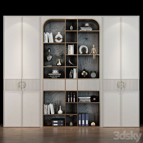 Furniture composition 612 - Wardrobe & Display cabinets - 3D model Display Unit Design, Hotel Room Design Plan, Wardrobe Display, Scandi Minimalist, Display Cabinet Design, Showcase Cabinet, Office Cabinet, Luxury Closets Design, Wall Texture Design