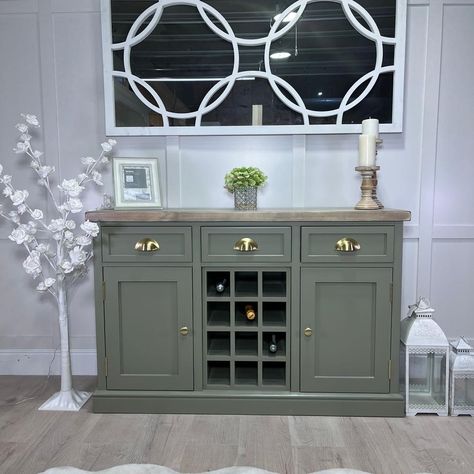 Shaker Sideboard, Sideboard With Wine Rack, Living Room Collections, Built To Last, Farmhouse Furniture, New Living Room, Bespoke Furniture, Quality Furniture, Dining Set