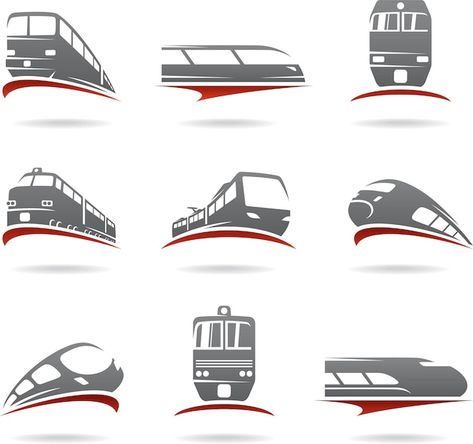 Vector train set vector | Premium Vector #Freepik #vector #subway-train #railway-train #train #railway-station Railway Logo, Train Vector, Train Set, Infiniti Logo, A Train, Vector Photo, Premium Vector, Graphic Resources, Darth Vader