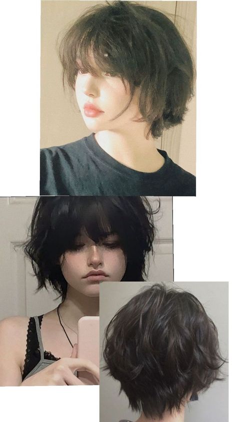 Short Hair Tomboy, Asian Short Hair, Dyed Hair Inspiration, Hair Inspiration Short, Hair Tips Video, Haircut And Color, Short Hair Haircuts, Hair Reference, Cut My Hair