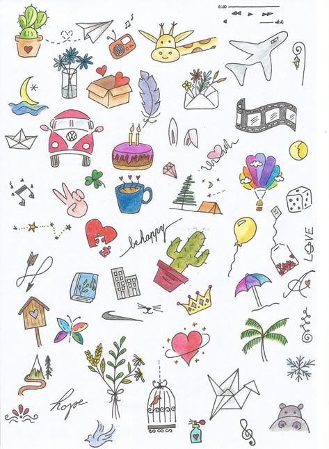 little easy drawings, sketches, illustrations, symbols, bullet journal ideas, doodles, fun drawings, pencil coloring, clipart, misc Journal Drawings Doodles Aesthetic, Simple Art For Journal, Easy Journal Doodles Simple, Fun Simple Doodles, Personality Doodles, Easy Highlighter Doodles, Boho Doodles Easy, Bujo Doodles Simple, Journal Ideas Creative Doodles