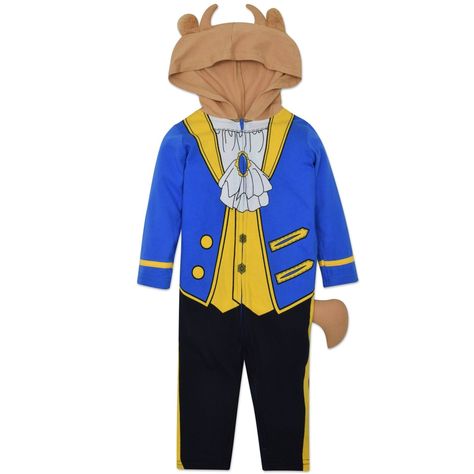 Disney Beauty and the Beast Baby Boys Coverall Tail with Hair 12-18 Months - Walmart.com Disney Prince Costume, Best Disney Costumes, Beast Boy Costume, Disney Beast, Up Cosplay, Disney Princess Toddler, Disney Princess Babies, Beast Costume, Prince Costume