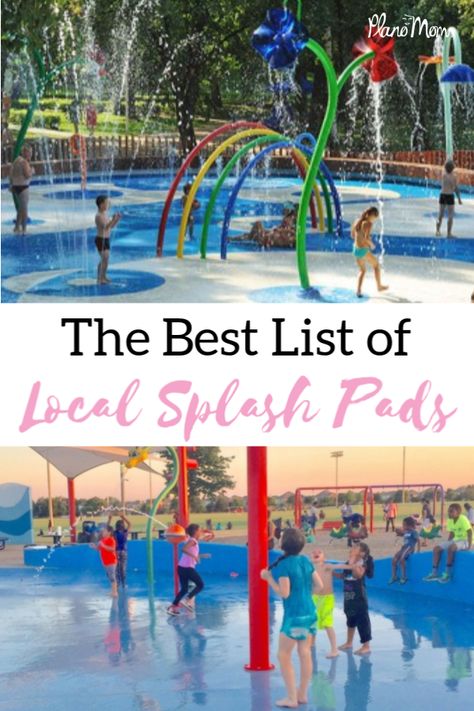 Summer gets really hot here in Texas so we need to stay wet! There’s nothing like fun in the sun at a local splash pad. As a Mom, you can enjoy it too and not worry about any of the kids falling in a pool! Here are some great splash parks in North Dallas that are not far from the Plano area. #splashpads #dallassplashpads #collincounty #summerfun Spray Park, Texas Beaches, Kids Falling, Playground Areas, Leisure Pools, Texas Vacations, Splash Park, Perfect Road Trip, Splash Pad