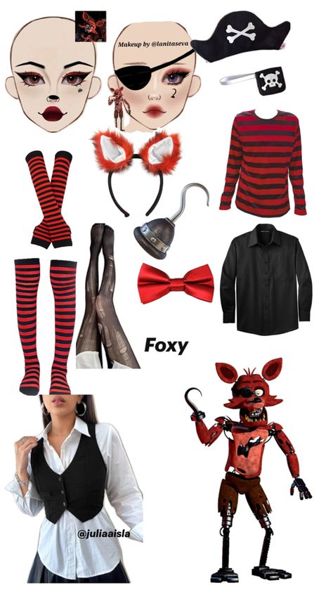 Costume Halloween fnaf Halloween, Foxy Costume, Spiderman Home, Halloween Cosplay, Costume Halloween, Cosplay Costume, Cosplay Costumes, Spiderman