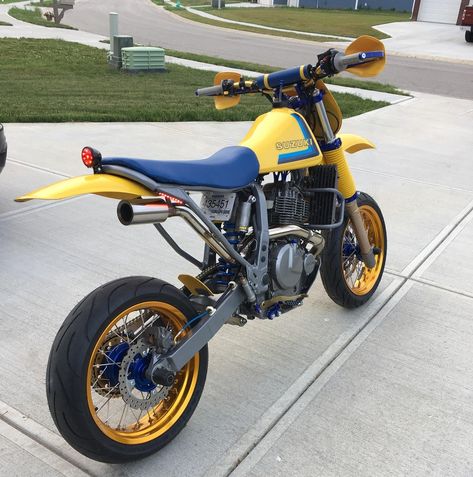 Supermoto Wheels, Custom Dirt Bike, Suzuki Dr650, Dr 650, Enduro Motorcycle, Scrambler Motorcycle, Moto Cross, Track Bike, Motocross Bikes