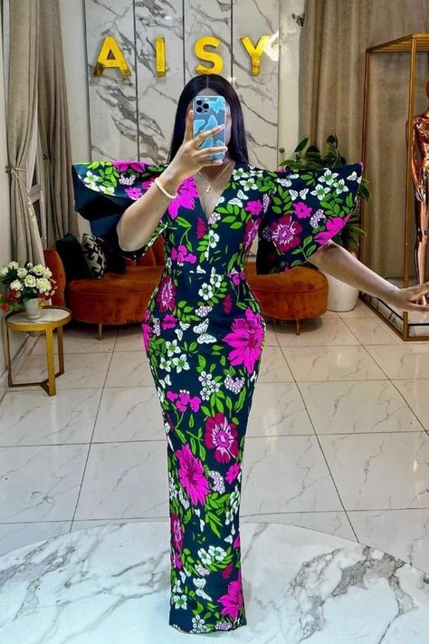 Ankara Straight Gowns, Dresses Ankara, Ankara Dress Designs, Ankara Long Gown, Beautiful Ankara Styles, Trendy Ankara Styles, Ankara Long Gown Styles, Ankara Dress Styles, African Prom Dresses