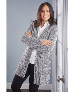 Mary Maxim - Sweaters, Cardigans, Hoodies to Knit & Crochet Mary Maxim, Crochet Idea, Knitting Needles Sizes, Front Sweater, How To Purl Knit, Crochet Cardigan Pattern, Coat Patterns, Yarn Projects, Cardigan Pattern