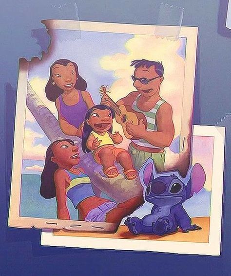 Family Lilo And Stitch 3, Lilo Y Stitch, Film Anime, Lilo Et Stitch, Ohana Means Family, Walt Disney Animation, Disney Addict, Lilo Stitch, Disney Lilo