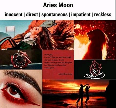 Aries Moon Sign, Grow Butterflies, Gemini Characteristics, Venus In Pisces, Moon In Aries, Aries Moon, Pisces Sun, Aries Aesthetic, Gemini Rising